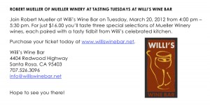 Winemaker ROBERT MUELLER